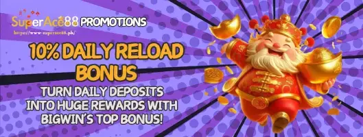 superace88 PROMOTIONS 10 Daily Reload Bonus