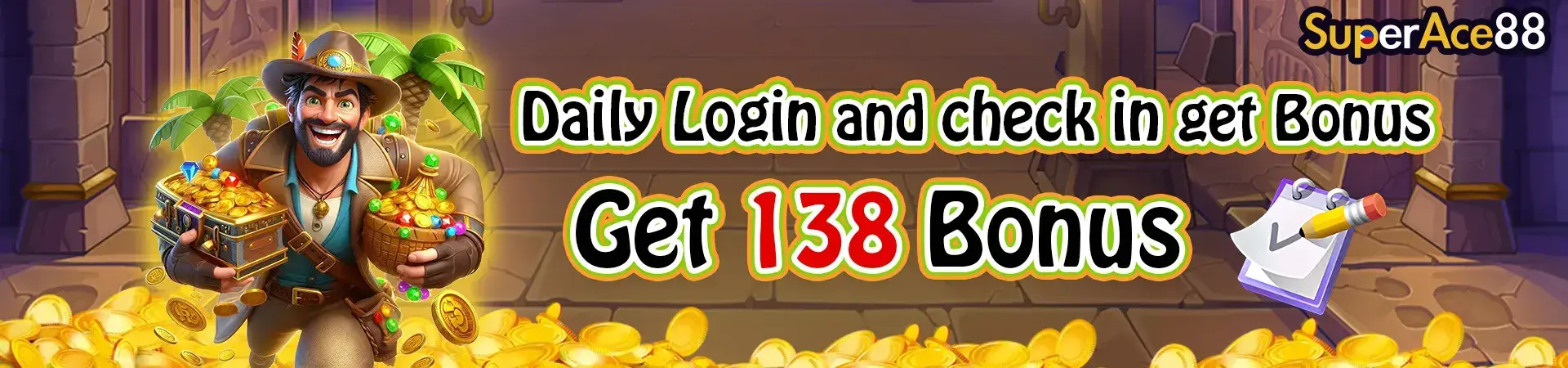 superace88 daily login banner